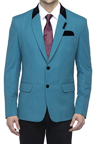 Favoroski Mens Cotton Blend Blazers - Turkish Green RS.1790 (64.00% Off) - Amazon