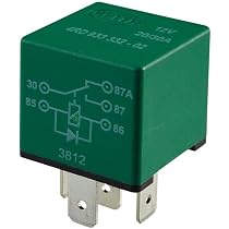 Relais HELLA 12V 5 Pôles – Relais Inverseur Avec Diode De Suppression – 4RD 933 332-021 Pour Voiture & Moto