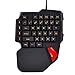 Produktbild PANGUN K108 Mini USB Wired 38 Keys LED Hinterleuchtete Ergonomische Single-Hand-Tastatur-Gaming-Tastatur