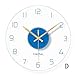 Produktbild QRFDIAN Moderne minimalistische Uhr - Hauptwanduhr der Wanduhr Wohnzimmer kreativ - nordische Schlafzimmerstummwanddiagramme Ohne Akku (Farbe : D, größe : 12 Zoll)