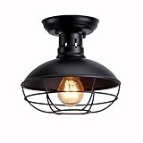 Diseño: la parte principal de esta manta Leuchten se compone de hierro. la retro lámpara de techo crear una atmósfera acogedora. no sólo la iluminación, sino también para decorar tu hogar.