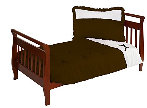 Baby Doll Bedding Regal Toddler Bedding Set, Chocolate