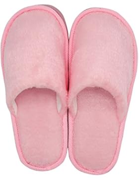 Plüsch Pantoffeln,Warme Hausschuhe Indoor Startseite Slipper, Weiches Plüsch Hausschuhe Winterschuhe Warme Herbst...