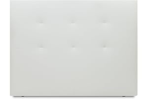 WIN REST Cabecero Aurora, Acolchado, Tapizado Premium en Polipiel de Alta Gama, Atractivo y Elegante diseño Acolchado, para Camas de 150/160 Cm