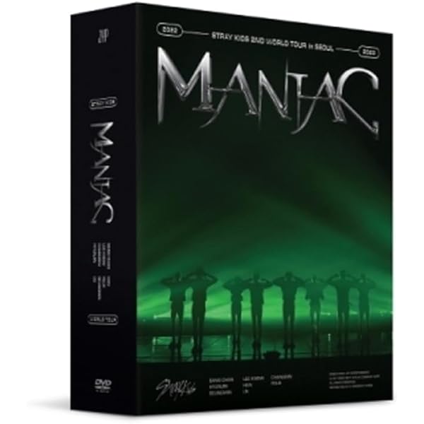 Stray Kids CD アルバム　DVD ジソン　リノ　うちわ　ハン　ペンラ Stray Kids 2nd World Tour MANIAC in Seoul DVD Version 3 Discs+144p