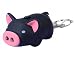 Produktbild WODEJIAYUAN Neuheit-nette Schwein LED KeyChain Schlüsselring-Fackel mit Licht u. Stichhaltigem Ton KeyChain Schlüsselring, der für Beutel hängt (Orange)