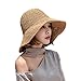 Produktbild HKEFB Frauen-Strohhut-Sommer-Sonnenblende-   Floppy Cap-weiblicher Sommer-Hut Straw Beach