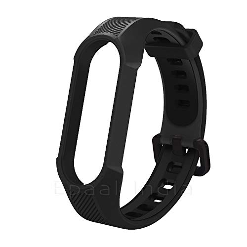 EpaalÂ® Silicone Straps for Mi Band 6 / Mi Band 5 Rugged and Tough Bracelet Silicone Replacement Strap Compatible with Mi Band 6 / Mi Band 5