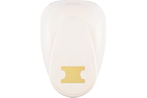 Vaessen Creative Perforadora de Papel, Etiqueta Tab, Talla XXXL, Para Proyectos DIY, Scrapbooking, Creación de Tarjetas y Más