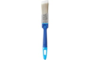 Fit For The Job 1 inch No Bristle Loss DIY Cutting In Paint Brush For A Smooth Finish Painting with Emulsion, Gloss and Satin Paints on Walls, Ceilings, Furniture, Wood & Metal, 1" 25mm