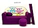 Sofa Children Sofa Cushion and Puff Mini Sofa transformabile in Cot Bed.