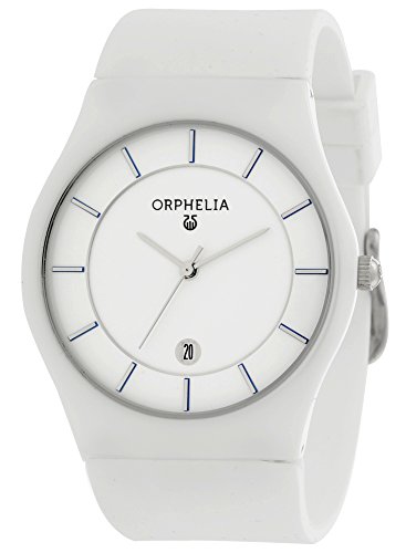 Orphelia Herren-Armbanduhr Analog Quarz Silikon-Keramik