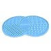 Makeup Brush Cleaning Mat, BESTIM INCUK Cosmetic Brush Cleaner Pad Silicone Washing Tool Scrubber Suction Cup, Blue