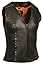 Produktbild Milwaukee Women's Zipper Front Leather Vest (Black, Medium)