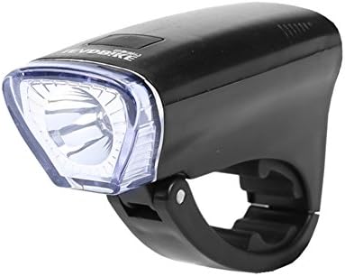 Bicycle Front Light 3 Modes 1W Waterproofhandlebar Head Light LED Warning Light Cycling Accessories Black Red,Black