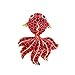 Produktbild HUNANANA Mode Rot Emaille Goldfisch Broschen Für Frauen Original Tier Brosche Pins Schmuck