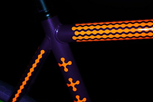 RydeSafe Modular Kit Small (rot) – Reflektierende Aufkleber fürs Fahrrad - 5