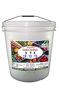 TSR Organic Fertilisers & Pesticides NPK 19 19 19 Nitrogen Potassium Phosphorus Garden Fertilizer 10 kg Bucket