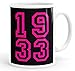 Produktbild xinchengyac Customized Great Gift Coffee Mug 1933 College Font Birthday Anniversary Coffee Mug Cup Custom Message