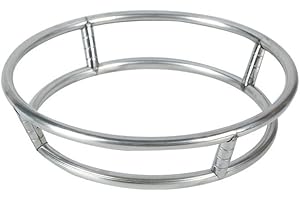 WNDUOKXH Wok Ring, Edelstahl, dick, doppellagig, Wok Ständer, Wärmedämmung, Topfständer, Restaurants, Cafeterias, Geschäfte, Wie abgebildet 1