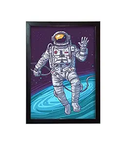 Khakee Lost In Space Art Wall Poster Frame | Quotes Photo Frames (Frame22-171)