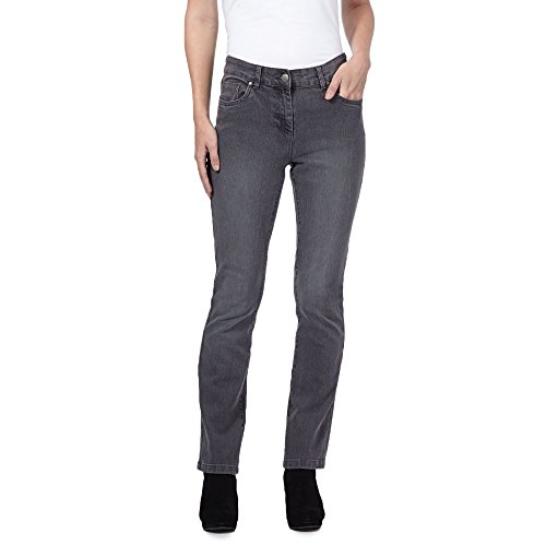 The Collection Womens Grey Straight Leg Jeans 16S 7958969