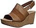 Produktbild Clarks Women's Annadel Janis Platform, Dark Tan Leather, 12 Medium US