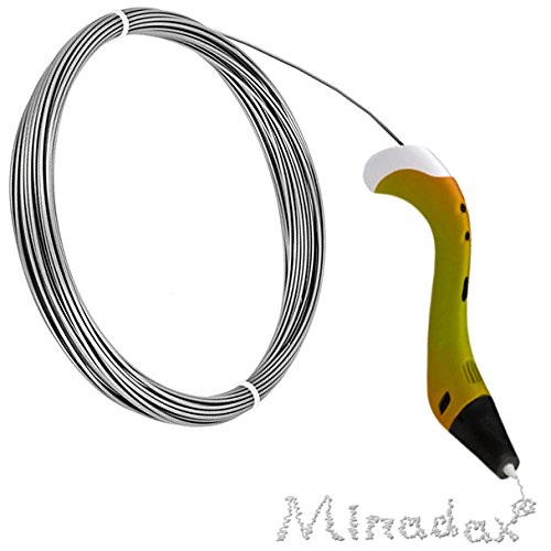 Großes Minadax 8 Farben multicolor Starterpack Set 8×50 Gramm hochwertiges 1,75 mm ABS-Filament hergestellt in Europa - 2