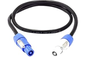 AFX LIGHT AFX CAB-PWCON1.5 POWERCON VERLÄNGERUNGSKABEL PATCH KABEL 1,5m PARTY DISCO CLUB DJ MUSIK EVENT BÜHNE VERANSTALTUNG STROM