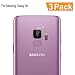 Produktbild Gosento Samsung Galaxy S9 Kamera Linse Schutzfolie, [3 Stück] Glasfolie, 9H Härtegrad, Anti-Öl, Kratzer und Fingerabdruck, Gehärtetem Glas Panzerglas Displayschutzfolie für Samsung Galaxy S9