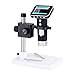 Produktbild WEIWEITOE-DE 1000X Smart Digital Mikroskop Drahtlose Mikroskop Mit Ständer Und 3,5 Zoll LCD-Bildschirm Für Fabrik Schule Wissenschaftliche Forschung, schwarz,