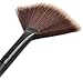 CHIC*MALL 1Pc Portable Slim Fan Shape Powder Concealor Blending Foundation Makeup Brush