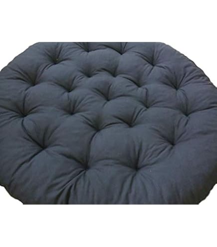 Surwin Hängesessel Kissen - Rundes Sitzkissen 90x90cm Für Gartenstühle