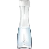 LAICA GlaSSmart Bottiglia Filtro Acqua in Vetro - Filtra Istantaneamente Mentre Si Versa - Design Resistente e Durevole -1 Ca