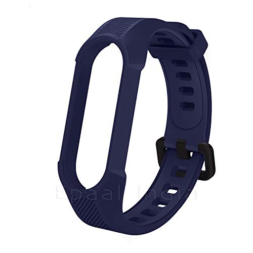 EpaalÂ® Silicone Straps for Mi Band 6 / Mi Band 5 Rugged and Tough Bracelet Silicone Replacement Strap Compatible with Mi Band 6 / Mi Band 5