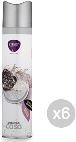 Set 12 CLENDY Deodorant Spray Environment Talc 300 204403 Fragrance Of The House