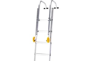TOPTOWER Ladder Roof Hook and Wheels