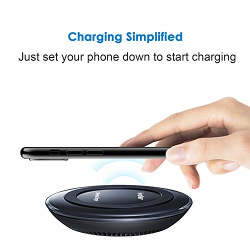 Chargeur Sans Fil iPhone X   8   8 Plus  iVoler Qi Chargeur sans Fil Mini Chargeur    Induction pour iPhone X   8   8 Plus  Samsung Galaxy S9   S9 Plu