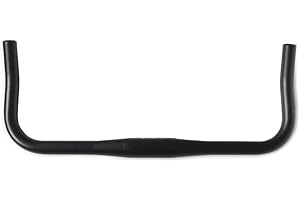 UPANBIKE - Guidon Bullhorn pour vélo en alliage d'aluminium, Ø 31,8 mm, largeur 440 mm, pour vélos à vitesse fixe, vélo de course
