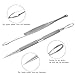 Abody 7Pcs Stainless Steel Facial Pimple Comedone Needle Acne Extractor Cleaner Blackhead & Blemish Kit with Black Bag
