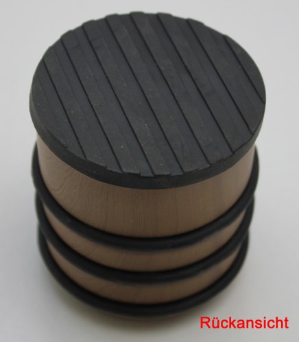 1x Türstopper, Bambus Design, Tür Stopper, Türpuffer hoch 1,1KG, Tür Puffer (LHS) - 4
