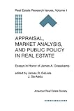 Image de Appraisal, Market Analysis, and Public Policy in Real Estate: Essays in Honor of James A. Graaskamp