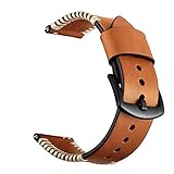 Quick Release 18mm Leder Uhrenarmbänder für Männer Frauen Kalbsleder Uhrenarmband braun Uhrenarmbänder 18mm für Frauen Männer