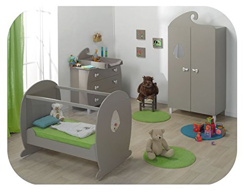 Pixie 4-Piece Nursery Furniture Set Linen