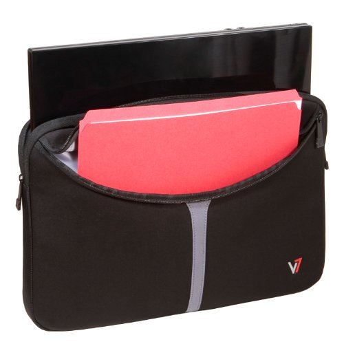V7 Professional Sleeve Notebookhülle / Notebooktasche / Laptoptasche / Cover bis 40,6 cm (16 Zoll) schwarz - 2