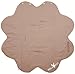 Wallaboo Baby Blanket Fleur, Supersoft 100% Cotton, For Pram, Moses Basket or Crib and Travel, Taupe