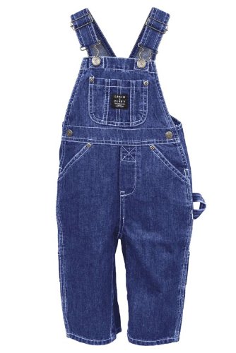 Key Industries - Infant Dungarees Kids Denim Bib Overalls Jumpsuit Playsuit Ones KID011-Age 12mo