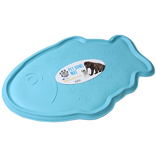Me-My-Pets-Non-Slip-Fish-Shaped-Bowl-Mat