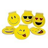 Vendido y Enviado por CAPRILO Lote de 30 Divertidas Libretas Decorativas\"Emoticonos\" .Material Escolar. Regalos Originales. Papelería.Detalles de Bodas, Comuniones, Bautizos, Cumpleaños.CC
