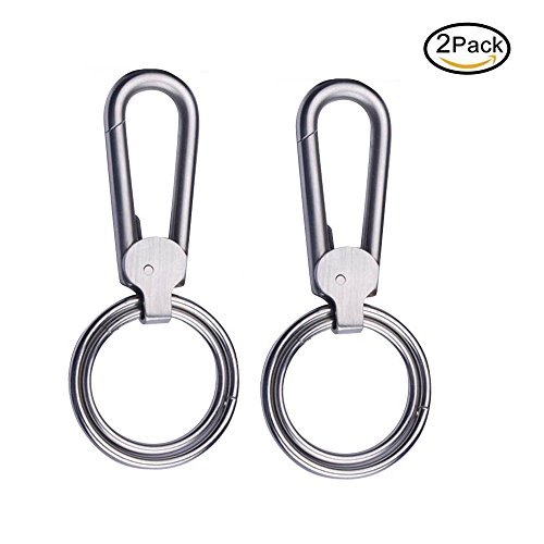 EVELTEK 2 Pack de Cintura de Acero Inoxidable Llavero Dominante Con 2 Llaves KE-18 reviews EVELTEK 2 Pack de Cintura de Acero Inoxidable Llavero Dominante Con 2 Llaves KE-18